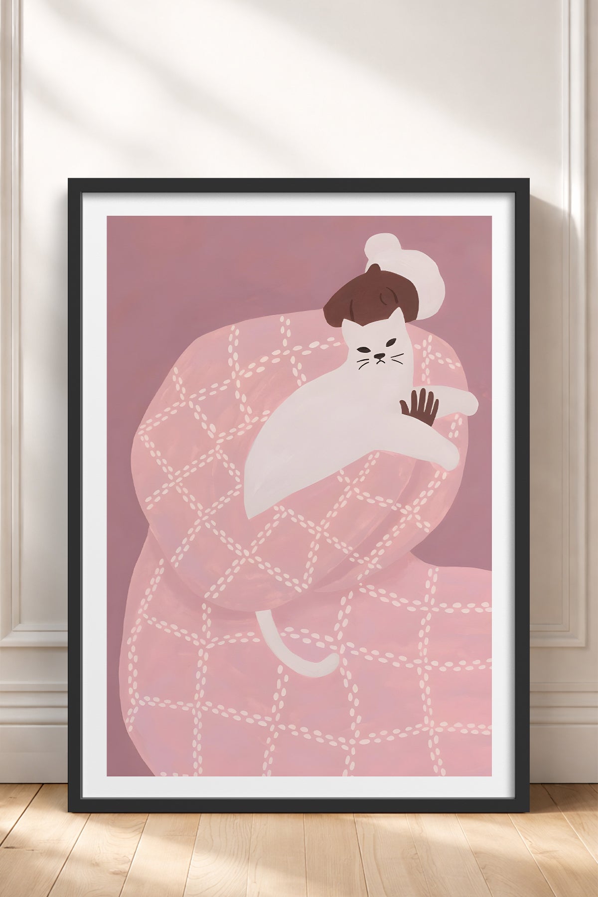 HOMEPACK Ahşap Çerçeveli Tablo Çerçeveli Poster Sanatsal Modern Duvar Dekoru BEK-8395