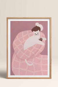 HOMEPACK Ahşap Çerçeveli Tablo Çerçeveli Poster Sanatsal Modern Duvar Dekoru BEK-8395