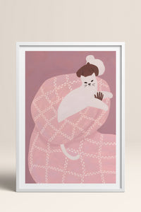 HOMEPACK Ahşap Çerçeveli Tablo Çerçeveli Poster Sanatsal Modern Duvar Dekoru BEK-8395