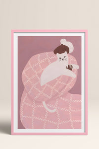 HOMEPACK Ahşap Çerçeveli Tablo Çerçeveli Poster Sanatsal Modern Duvar Dekoru BEK-8395