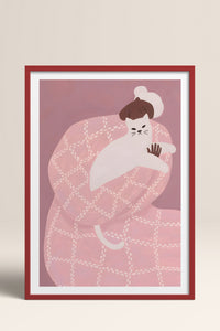 HOMEPACK Ahşap Çerçeveli Tablo Çerçeveli Poster Sanatsal Modern Duvar Dekoru BEK-8395