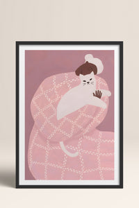 HOMEPACK Ahşap Çerçeveli Tablo Çerçeveli Poster Sanatsal Modern Duvar Dekoru BEK-8395