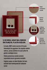 HOMEPACK Ahşap Çerçeveli Tablo Çerçeveli Poster Sanatsal Modern Duvar Dekoru BEK-8399