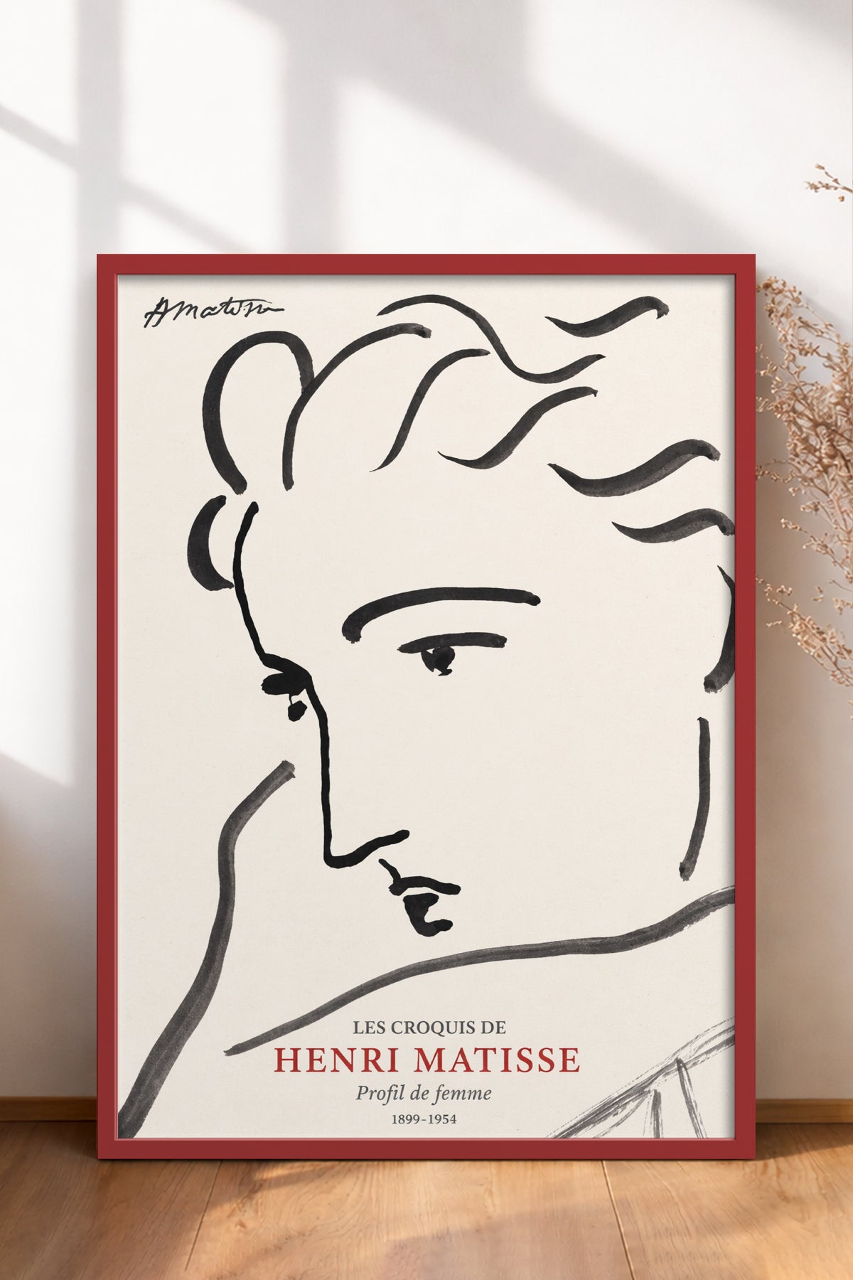 HOMEPACK Ahşap Çerçeveli Tablo Çerçeveli Poster Sanatsal Modern Duvar Dekoru BEK-8400