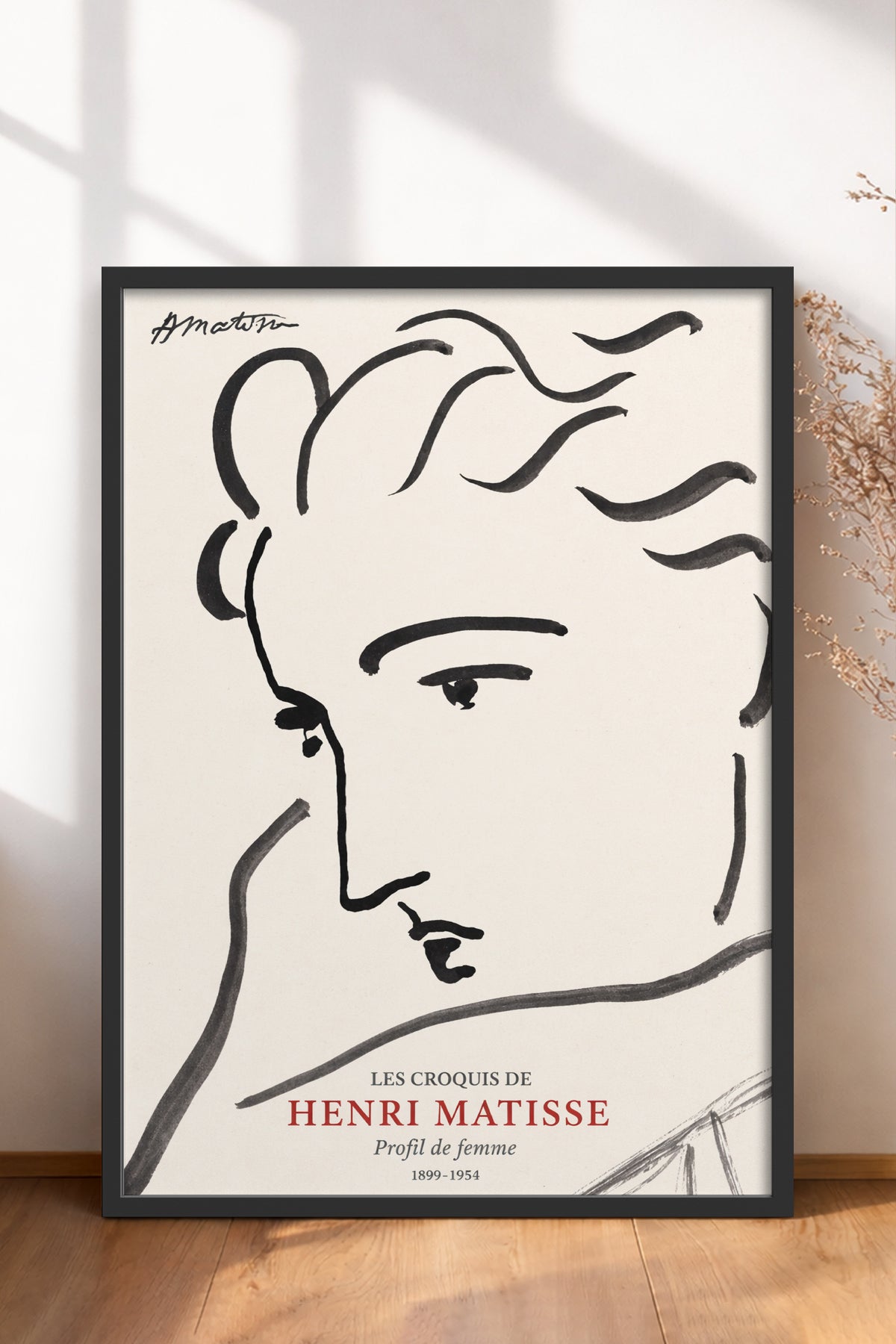 HOMEPACK Ahşap Çerçeveli Tablo Çerçeveli Poster Sanatsal Modern Duvar Dekoru BEK-8400