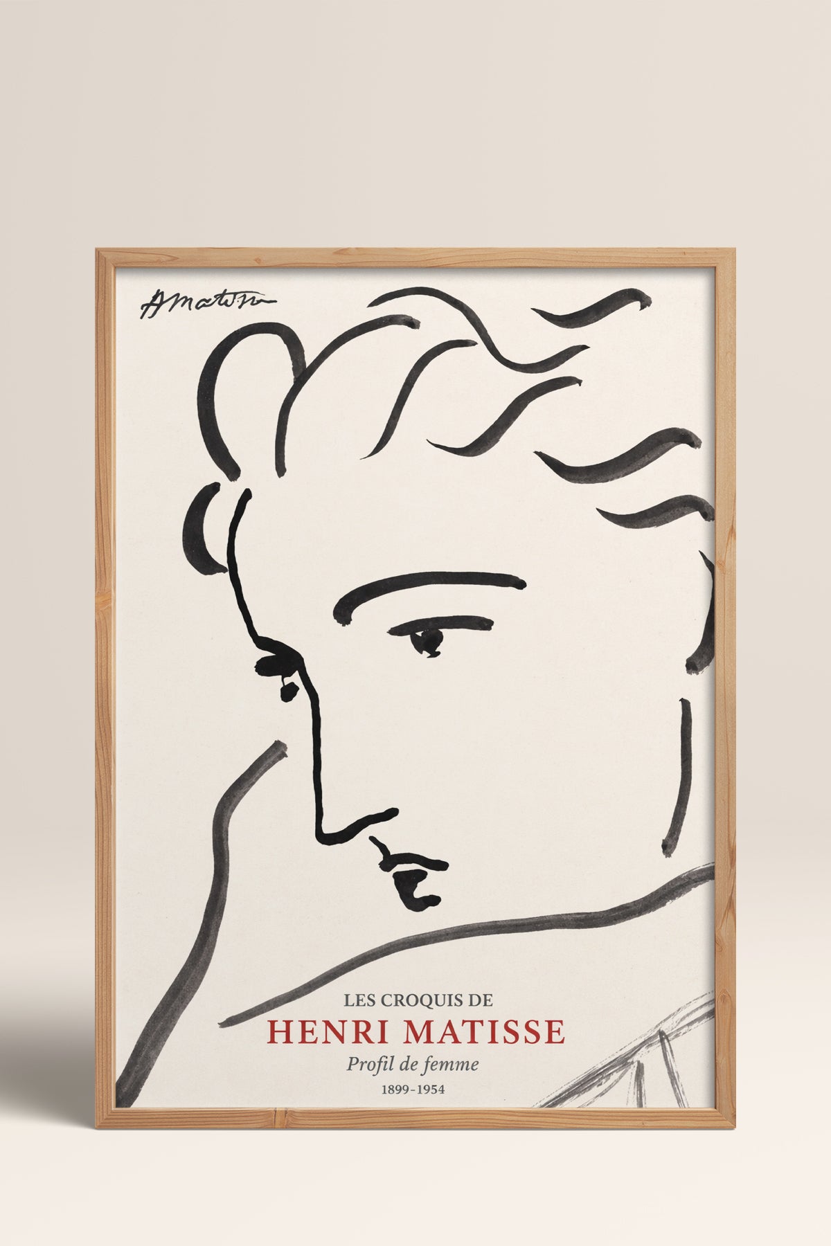 HOMEPACK Ahşap Çerçeveli Tablo Çerçeveli Poster Sanatsal Modern Duvar Dekoru BEK-8400
