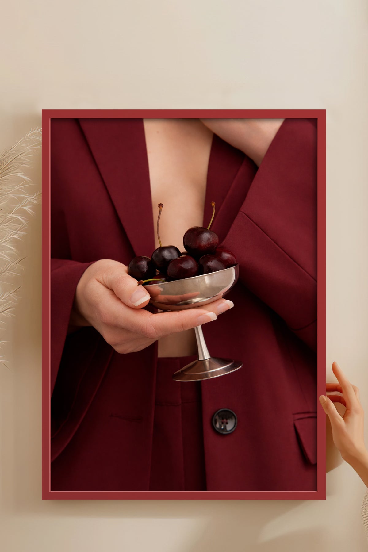 HOMEPACK Ahşap Çerçeveli Tablo Çerçeveli Poster Sanatsal Modern Duvar Dekoru BEK-8401