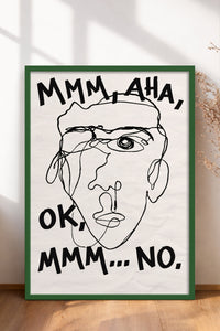 HOMEPACK Ahşap Çerçeveli Tablo Çerçeveli Poster Sanatsal Modern Duvar Dekoru BEK-8402