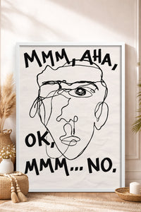 HOMEPACK Ahşap Çerçeveli Tablo Çerçeveli Poster Sanatsal Modern Duvar Dekoru BEK-8402