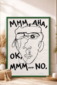 HOMEPACK Ahşap Çerçeveli Tablo Çerçeveli Poster Sanatsal Modern Duvar Dekoru BEK-8402