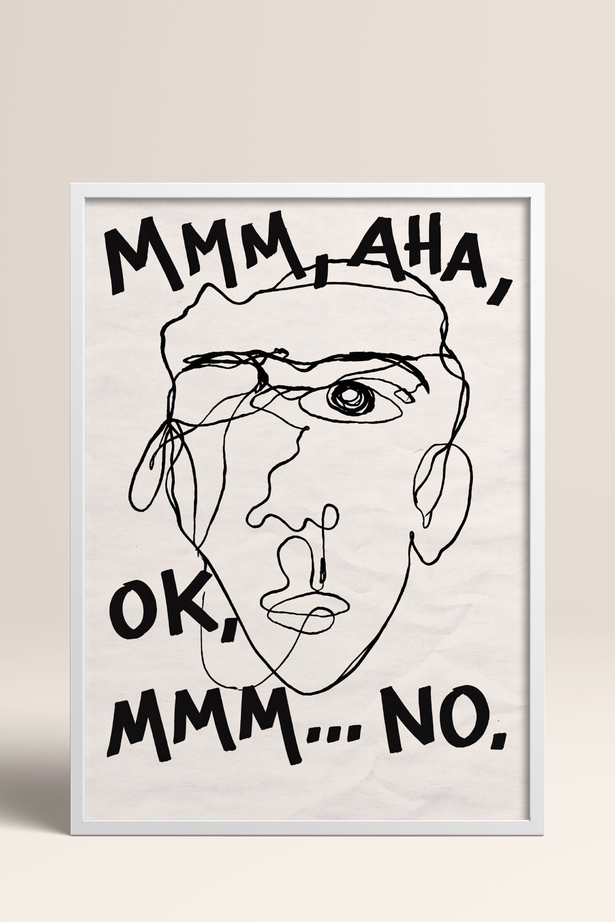 HOMEPACK Ahşap Çerçeveli Tablo Çerçeveli Poster Sanatsal Modern Duvar Dekoru BEK-8402
