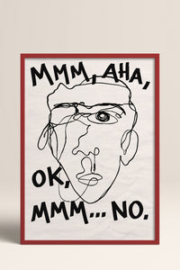 HOMEPACK Ahşap Çerçeveli Tablo Çerçeveli Poster Sanatsal Modern Duvar Dekoru BEK-8402