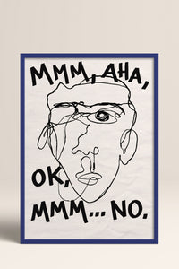 HOMEPACK Ahşap Çerçeveli Tablo Çerçeveli Poster Sanatsal Modern Duvar Dekoru BEK-8402