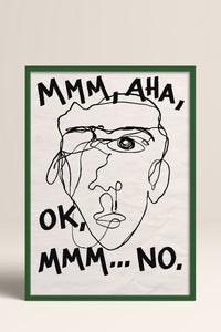 HOMEPACK Ahşap Çerçeveli Tablo Çerçeveli Poster Sanatsal Modern Duvar Dekoru BEK-8402
