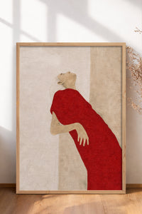 HOMEPACK Ahşap Çerçeveli Tablo Çerçeveli Poster Sanatsal Modern Duvar Dekoru BEK-8404