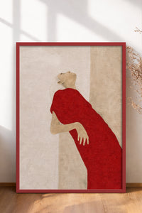 HOMEPACK Ahşap Çerçeveli Tablo Çerçeveli Poster Sanatsal Modern Duvar Dekoru BEK-8404