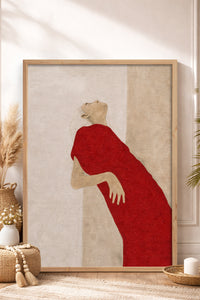 HOMEPACK Ahşap Çerçeveli Tablo Çerçeveli Poster Sanatsal Modern Duvar Dekoru BEK-8404