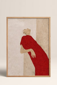 HOMEPACK Ahşap Çerçeveli Tablo Çerçeveli Poster Sanatsal Modern Duvar Dekoru BEK-8404