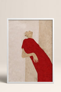 HOMEPACK Ahşap Çerçeveli Tablo Çerçeveli Poster Sanatsal Modern Duvar Dekoru BEK-8404