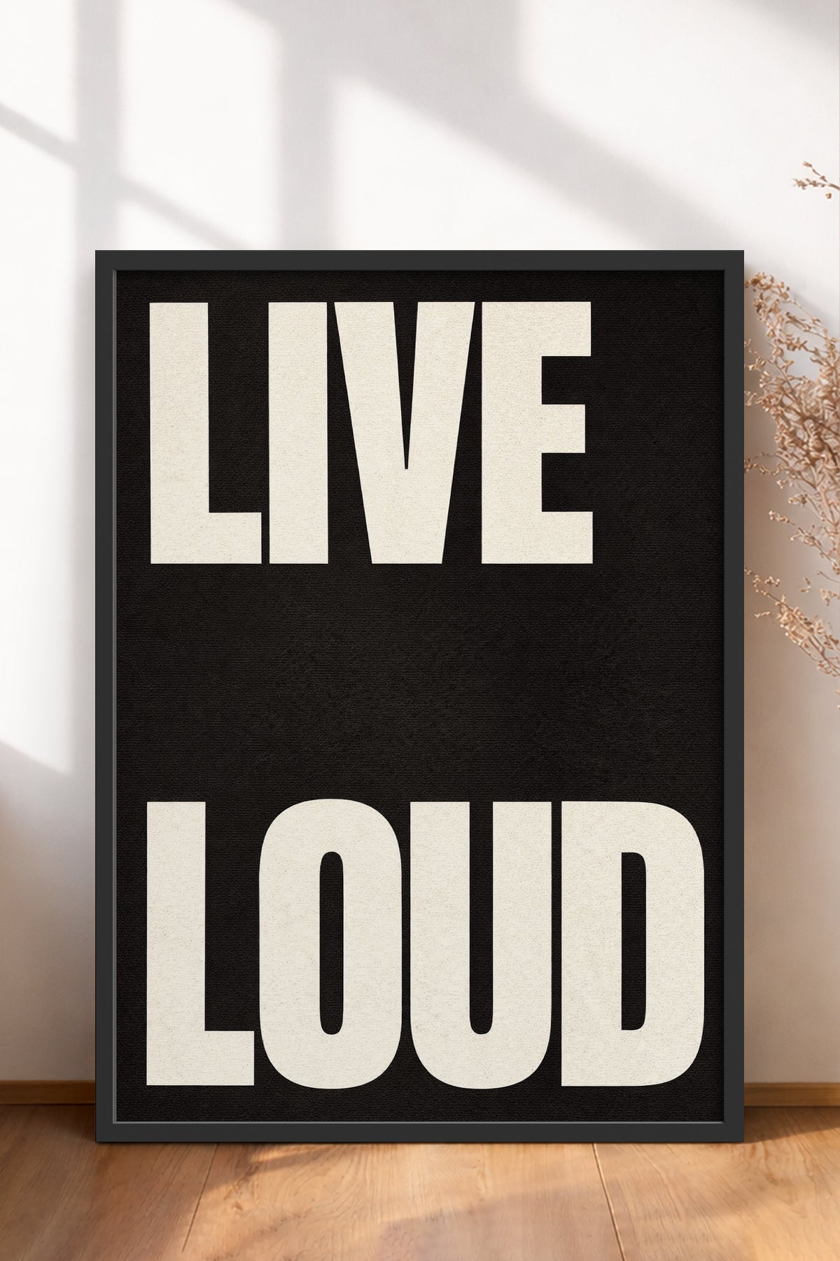 HOMEPACK Ahşap Çerçeveli Tablo Çerçeveli Poster Sanatsal Modern Duvar Dekoru BEK-8405