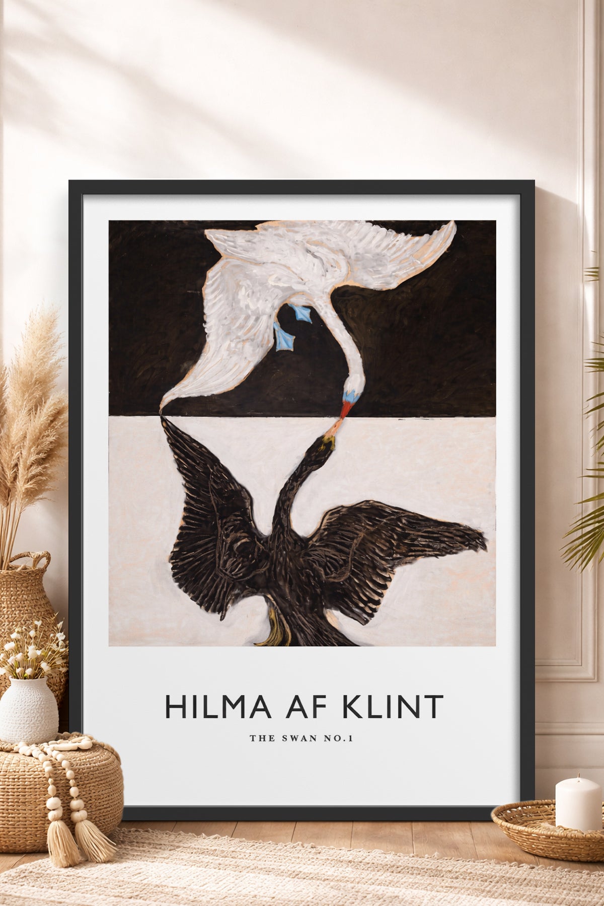 HOMEPACK Ahşap Çerçeveli Tablo Çerçeveli Poster Sanatsal Modern Duvar Dekoru BEK-8406