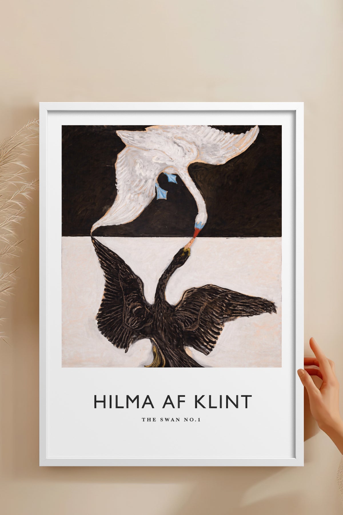 HOMEPACK Ahşap Çerçeveli Tablo Çerçeveli Poster Sanatsal Modern Duvar Dekoru BEK-8406