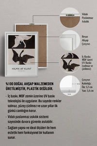 HOMEPACK Ahşap Çerçeveli Tablo Çerçeveli Poster Sanatsal Modern Duvar Dekoru BEK-8406