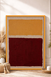 HOMEPACK Ahşap Çerçeveli Tablo Çerçeveli Poster Sanatsal Modern Duvar Dekoru BEK-8407