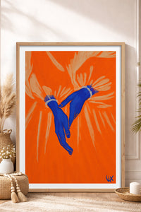 HOMEPACK Ahşap Çerçeveli Tablo Çerçeveli Poster Sanatsal Modern Duvar Dekoru BEK-8408