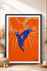 HOMEPACK Ahşap Çerçeveli Tablo Çerçeveli Poster Sanatsal Modern Duvar Dekoru BEK-8408