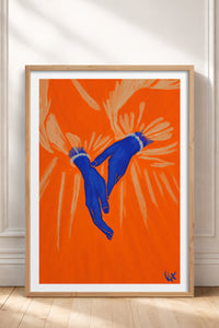 HOMEPACK Ahşap Çerçeveli Tablo Çerçeveli Poster Sanatsal Modern Duvar Dekoru BEK-8408
