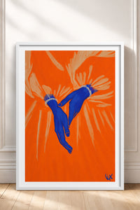 HOMEPACK Ahşap Çerçeveli Tablo Çerçeveli Poster Sanatsal Modern Duvar Dekoru BEK-8408