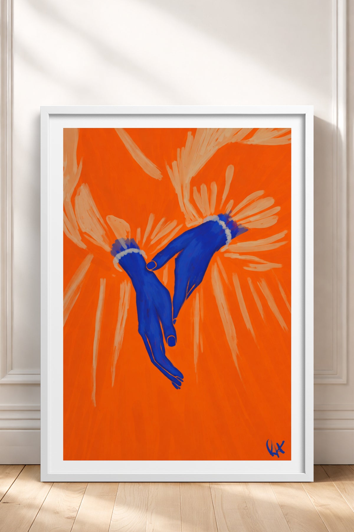 HOMEPACK Ahşap Çerçeveli Tablo Çerçeveli Poster Sanatsal Modern Duvar Dekoru BEK-8408