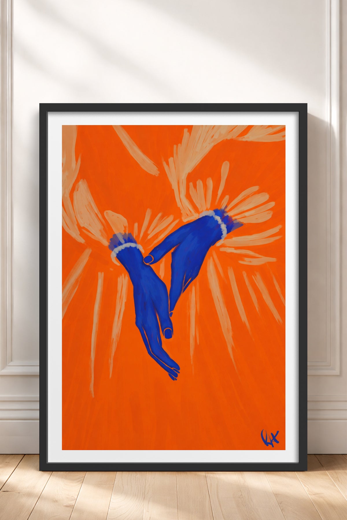 HOMEPACK Ahşap Çerçeveli Tablo Çerçeveli Poster Sanatsal Modern Duvar Dekoru BEK-8408