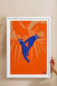 HOMEPACK Ahşap Çerçeveli Tablo Çerçeveli Poster Sanatsal Modern Duvar Dekoru BEK-8408