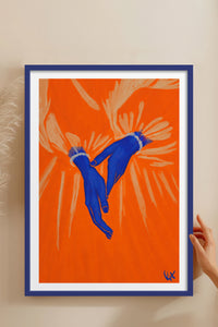 HOMEPACK Ahşap Çerçeveli Tablo Çerçeveli Poster Sanatsal Modern Duvar Dekoru BEK-8408