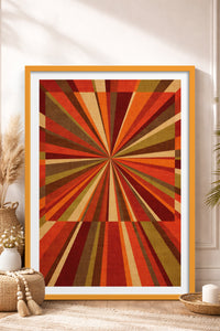 HOMEPACK Ahşap Çerçeveli Tablo Çerçeveli Poster Sanatsal Modern Duvar Dekoru BEK-8409