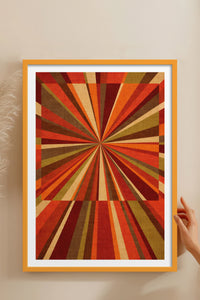 HOMEPACK Ahşap Çerçeveli Tablo Çerçeveli Poster Sanatsal Modern Duvar Dekoru BEK-8409