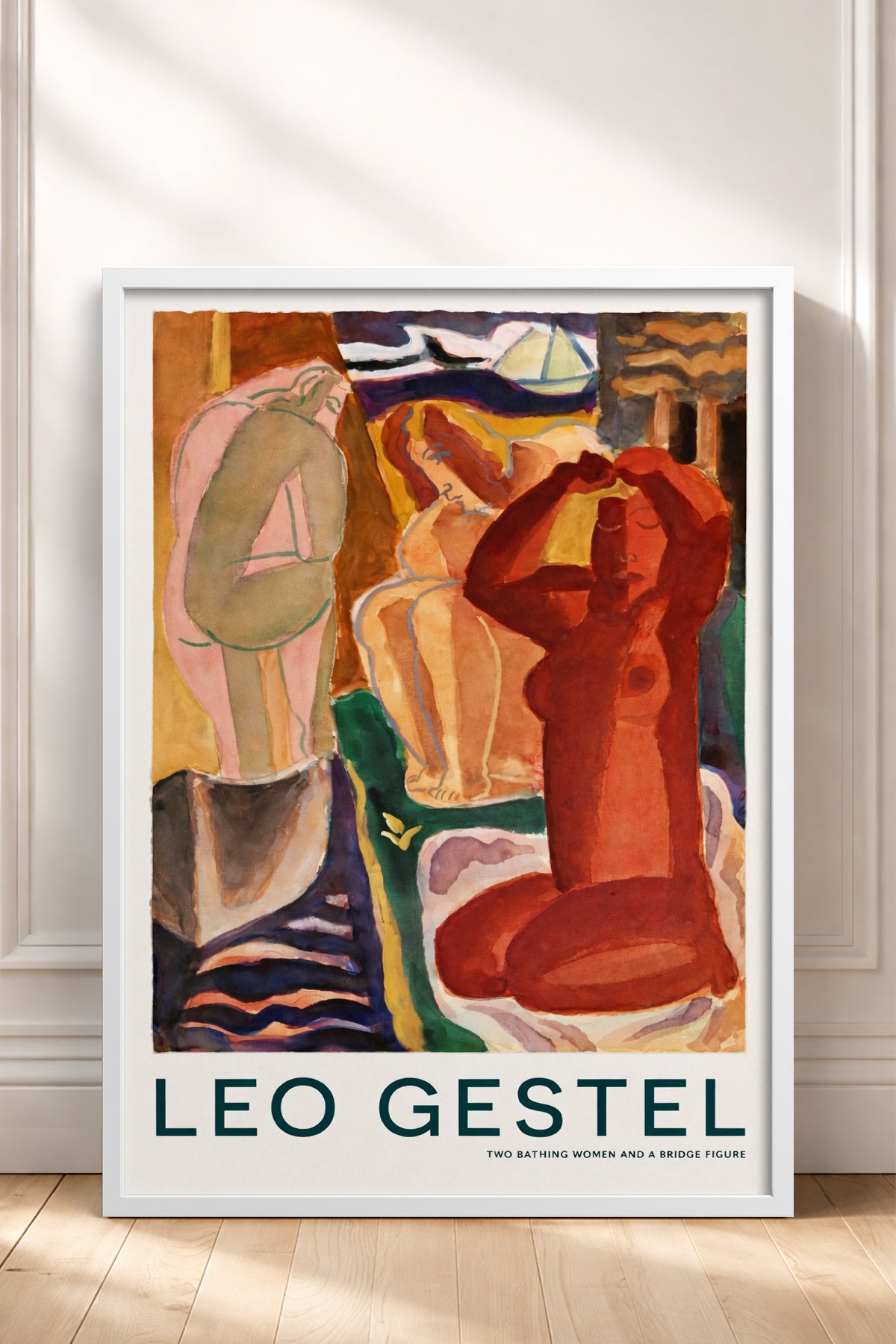HOMEPACK Ahşap Çerçeveli Tablo Çerçeveli Poster Sanatsal Modern Duvar Dekoru BEK-8410