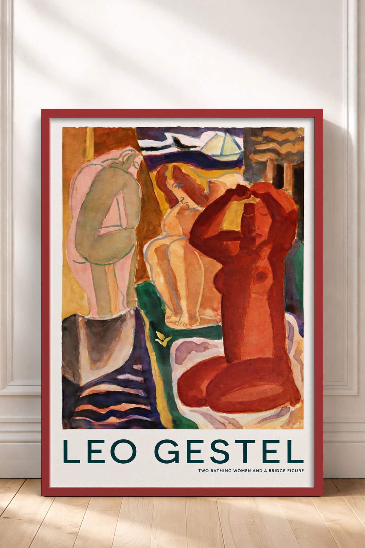 HOMEPACK Ahşap Çerçeveli Tablo Çerçeveli Poster Sanatsal Modern Duvar Dekoru BEK-8410