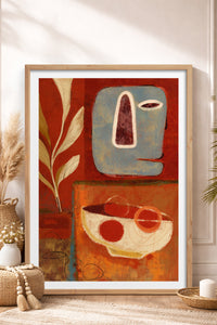 HOMEPACK Ahşap Çerçeveli Tablo Çerçeveli Poster Sanatsal Modern Duvar Dekoru BEK-8412