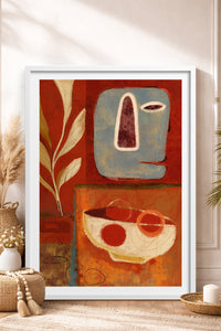 HOMEPACK Ahşap Çerçeveli Tablo Çerçeveli Poster Sanatsal Modern Duvar Dekoru BEK-8412