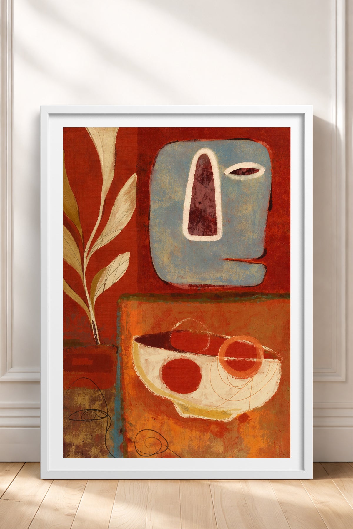 HOMEPACK Ahşap Çerçeveli Tablo Çerçeveli Poster Sanatsal Modern Duvar Dekoru BEK-8412