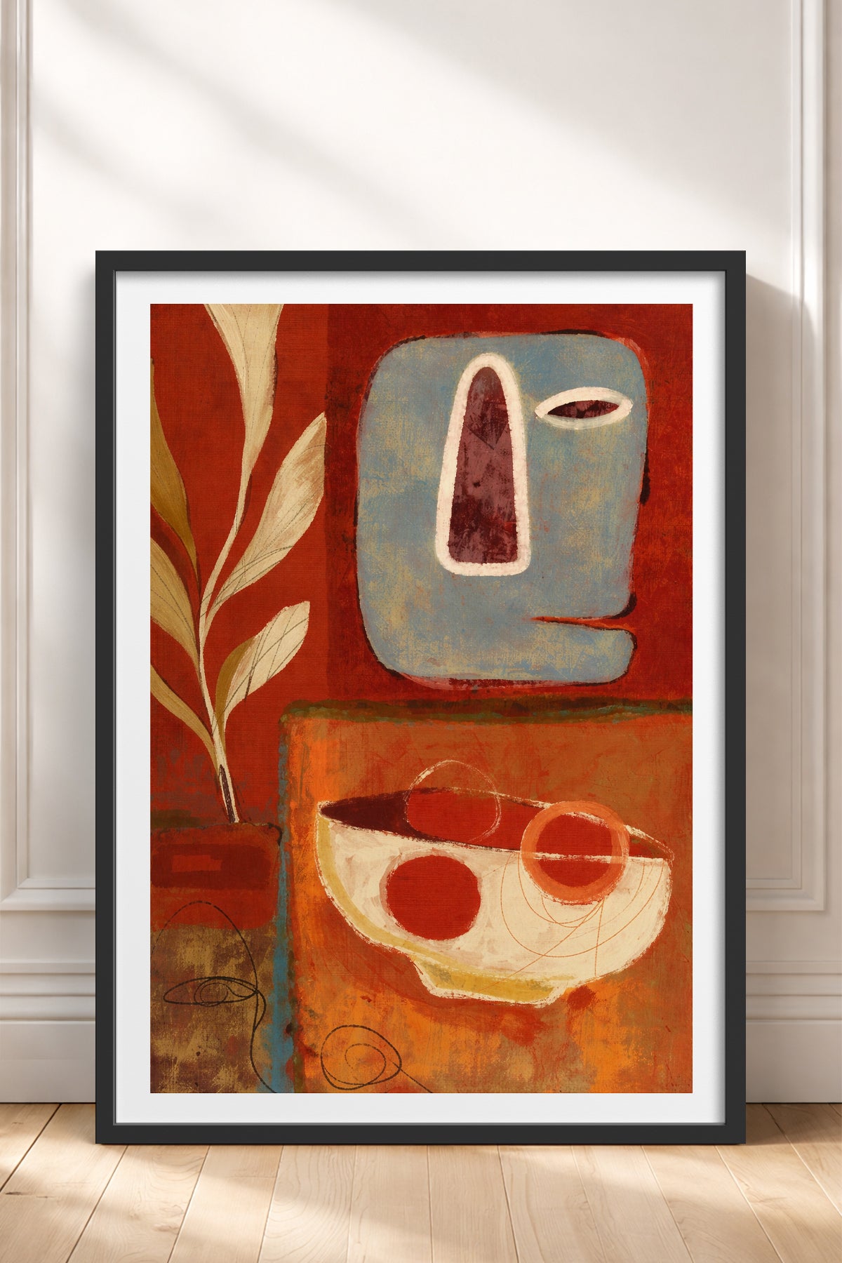 HOMEPACK Ahşap Çerçeveli Tablo Çerçeveli Poster Sanatsal Modern Duvar Dekoru BEK-8412