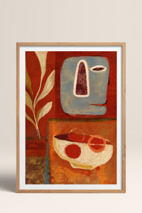 HOMEPACK Ahşap Çerçeveli Tablo Çerçeveli Poster Sanatsal Modern Duvar Dekoru BEK-8412