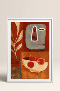 HOMEPACK Ahşap Çerçeveli Tablo Çerçeveli Poster Sanatsal Modern Duvar Dekoru BEK-8412