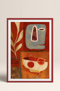 HOMEPACK Ahşap Çerçeveli Tablo Çerçeveli Poster Sanatsal Modern Duvar Dekoru BEK-8412