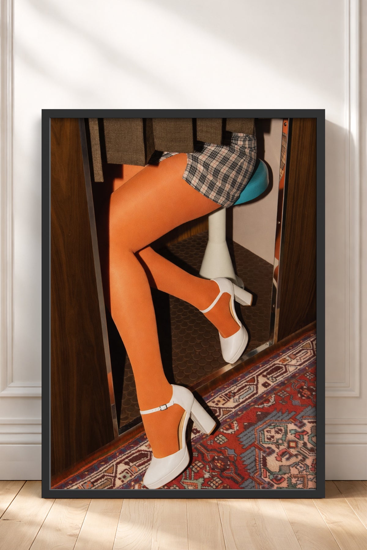 HOMEPACK Ahşap Çerçeveli Tablo Çerçeveli Poster Sanatsal Modern Duvar Dekoru BEK-8414