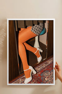 HOMEPACK Ahşap Çerçeveli Tablo Çerçeveli Poster Sanatsal Modern Duvar Dekoru BEK-8414