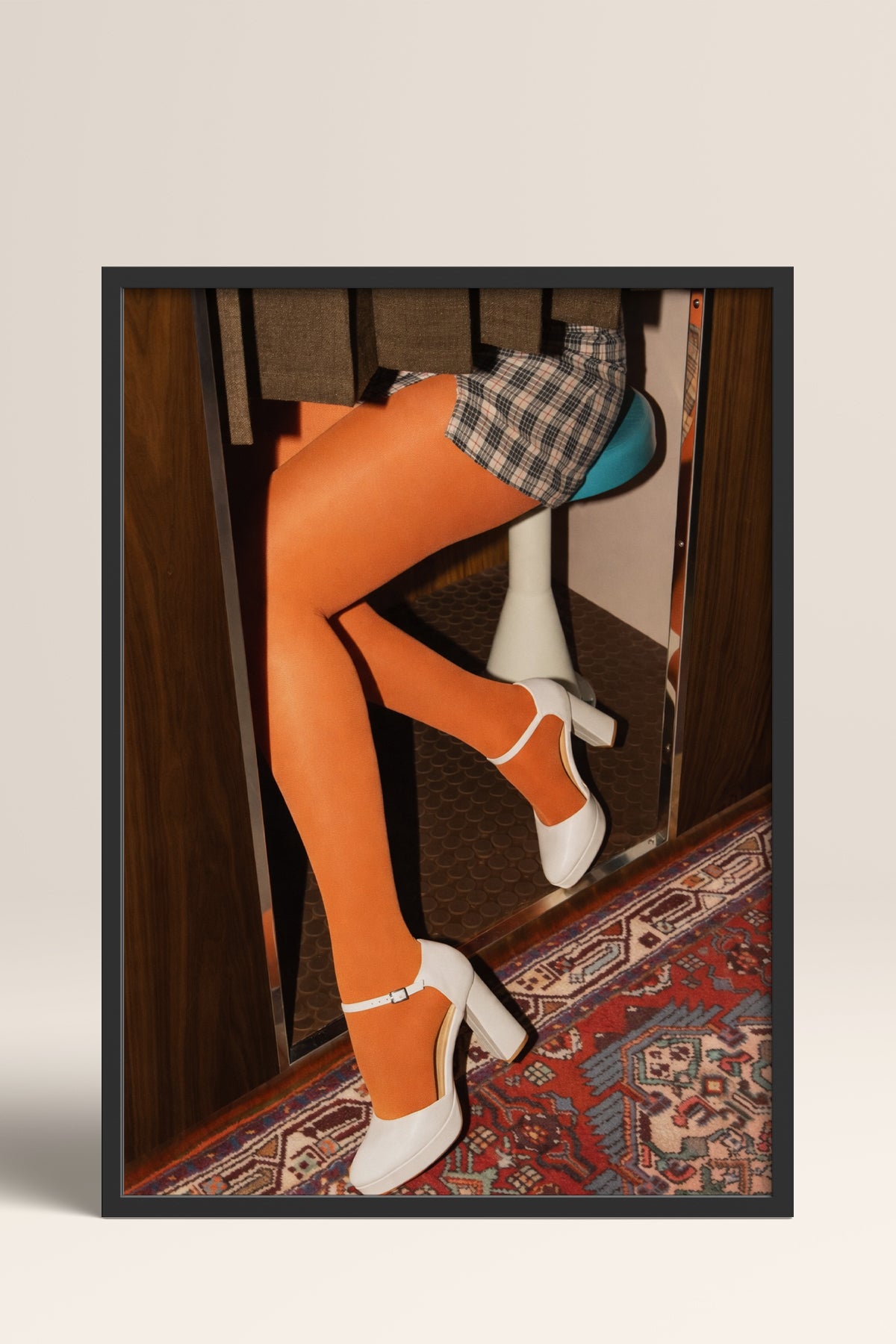 HOMEPACK Ahşap Çerçeveli Tablo Çerçeveli Poster Sanatsal Modern Duvar Dekoru BEK-8414